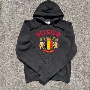 Black Belgium Hoodie